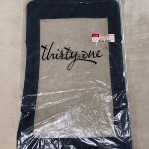 Thirty-One top-A-Tote grey coral and  navy